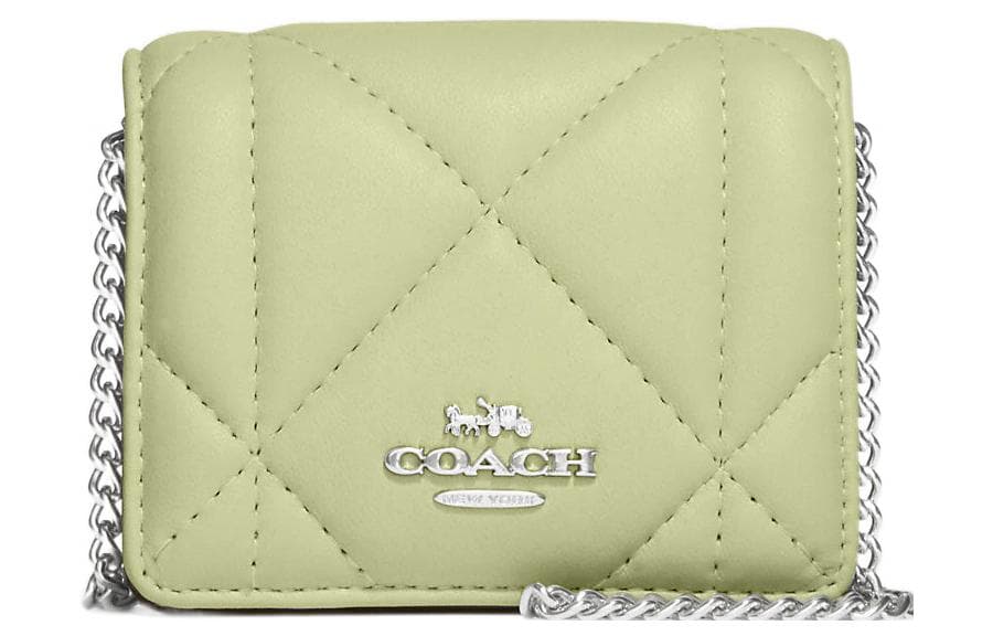 Сумка через плечо COACH Chain 10 Green - изображение 1