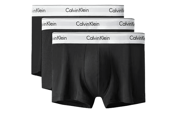 Трусы Calvin Klein Logo Boxer Briefs 3-Pack Black - изображение 1