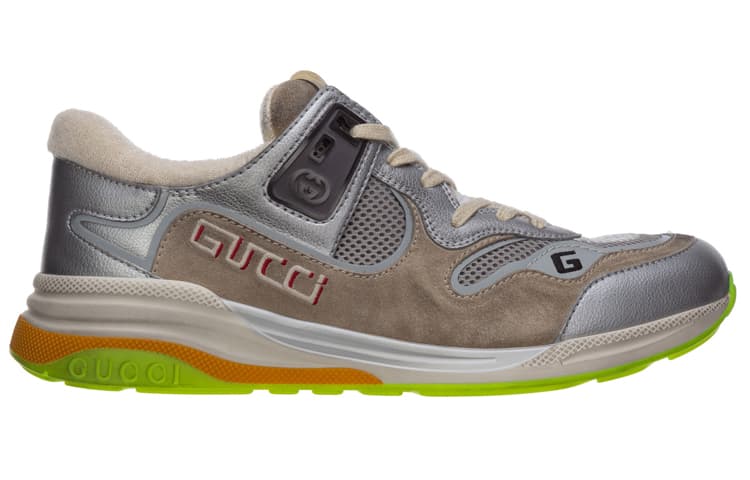 Кроссовки GUCCI Ultrapace Silver Metallic' - изображение 2