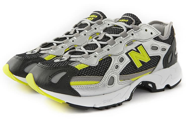 Кроссовки New Balance 827 Black Silver Yellow - изображение 3