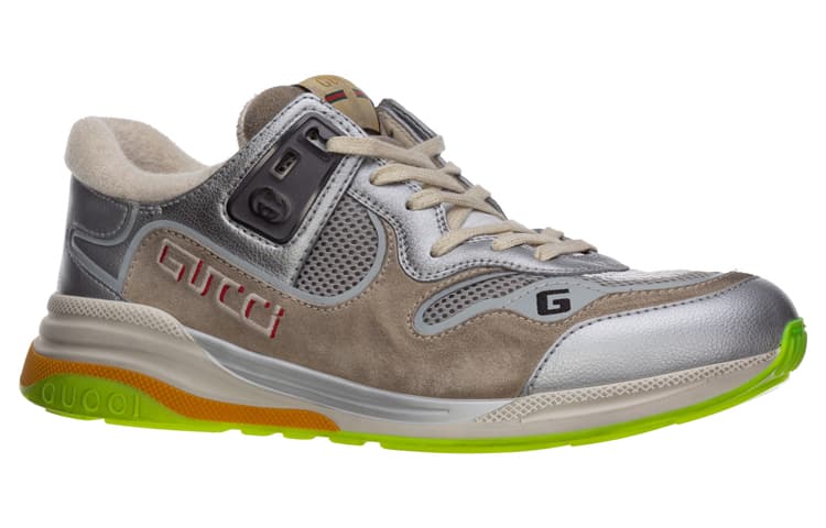 Кроссовки GUCCI Ultrapace Silver Metallic' - изображение 3