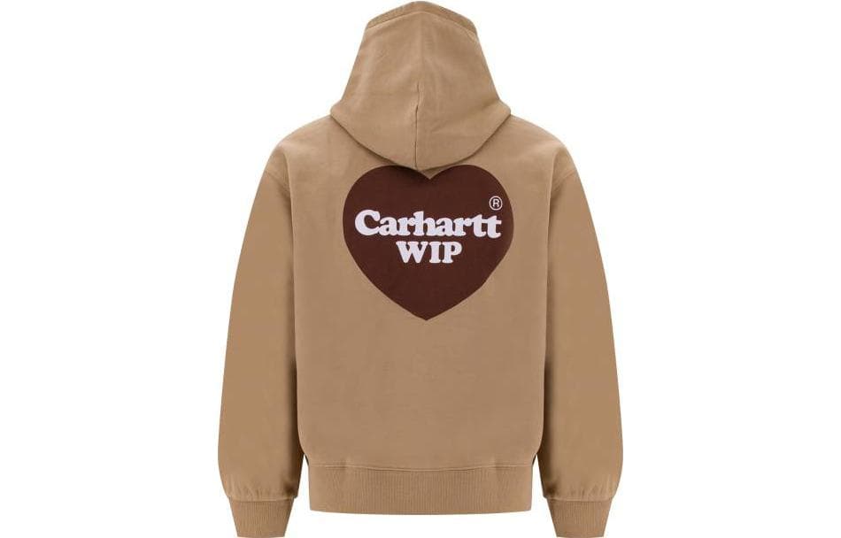 Худи Carhartt WIP Heart Logo Hoodie Brown - изображение 2