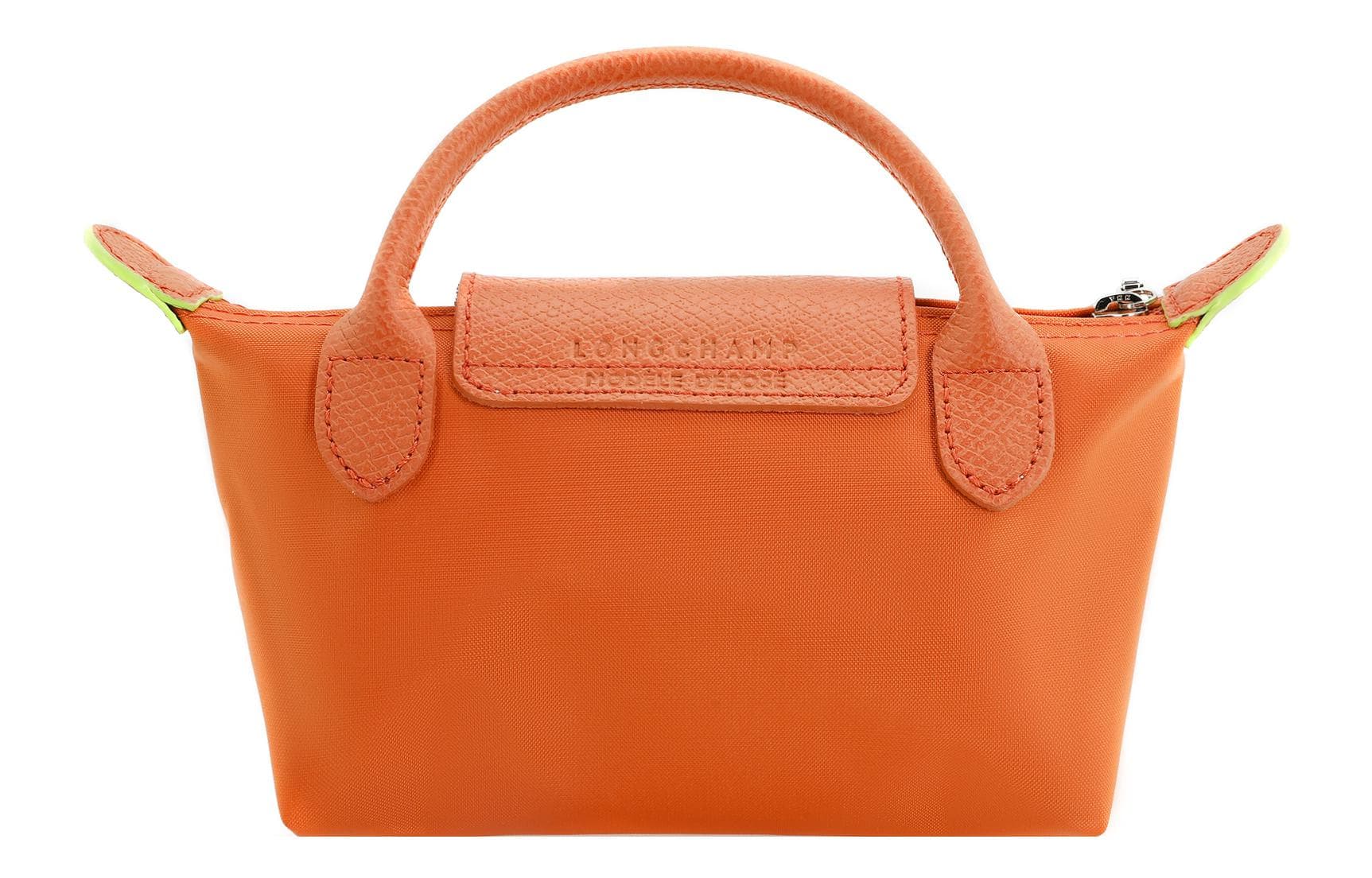 Сумка LONGCHAMP Le Pliage Green 17 Orange - изображение 3