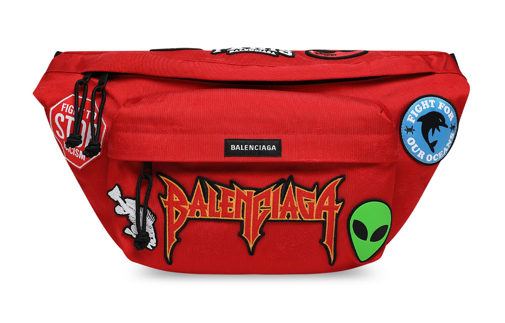 Поясная сумка Balenciaga Explorer Red - изображение 1