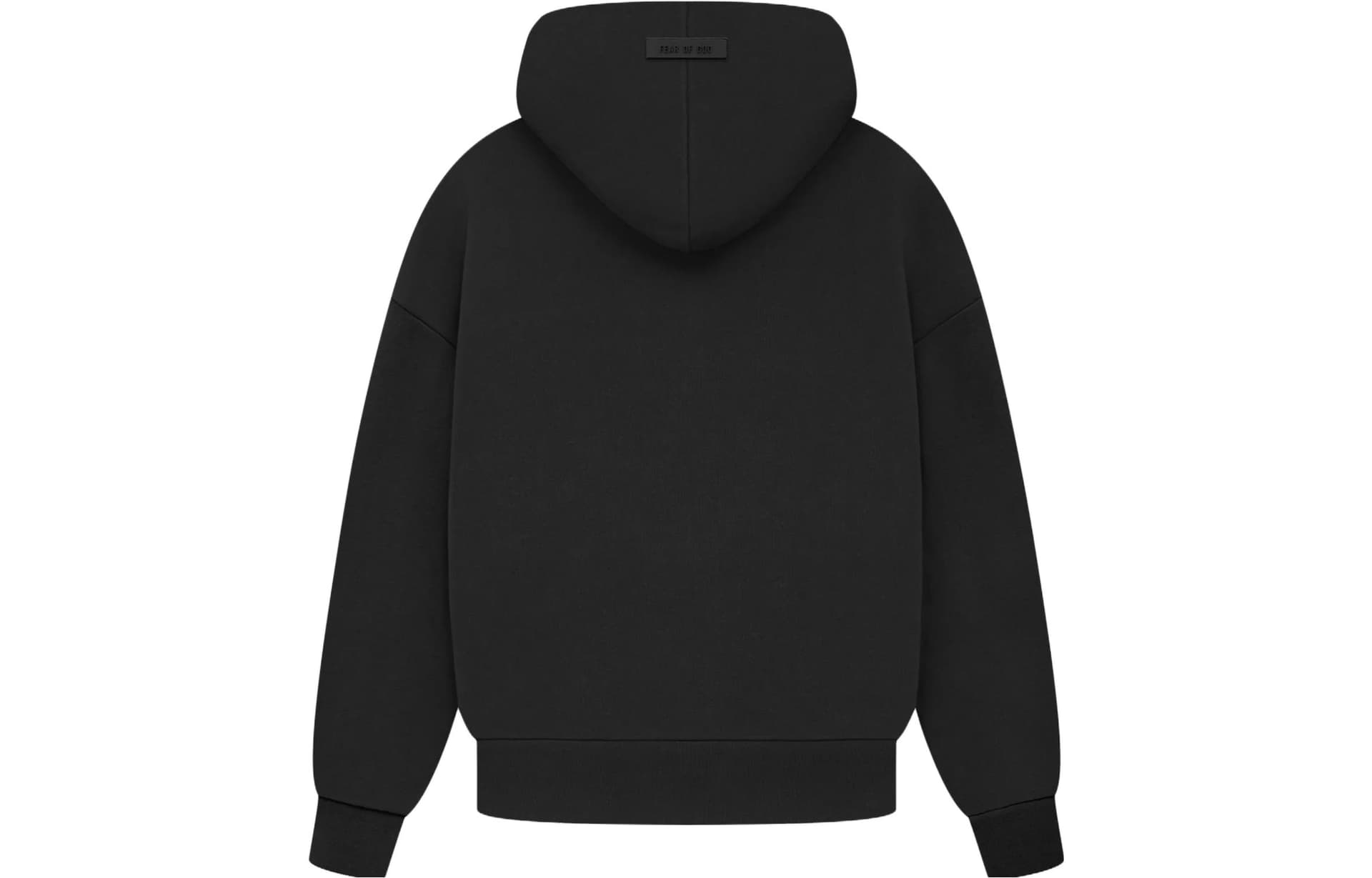 Fear of God Essentials SS23 The Black Collection Kids Essentials Hoodie Jet Black Logo - изображение 2