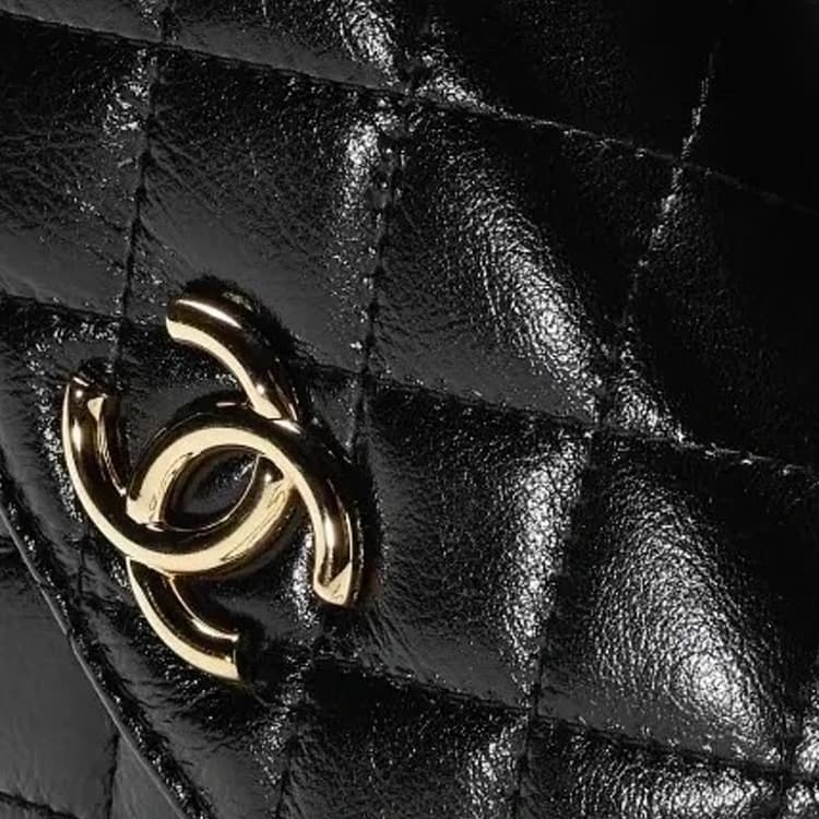 Сумка CHANEL 23A Handle Chain Bag Black - изображение 3