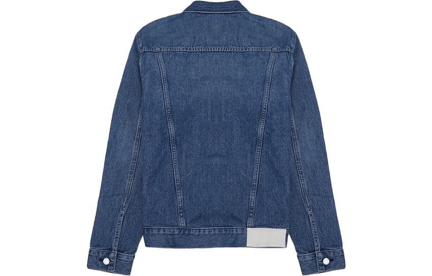 Джинсовая куртка CALVIN KLEIN Куртки и Пальто Мужские Синие - изображение 2