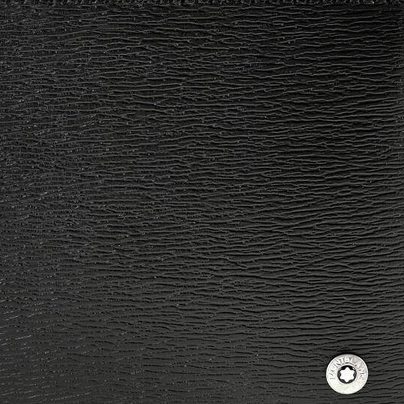 Кошелек MONTBLANC Мужской кошелек из крупнозернистой коровьей кожи черный - изображение 5