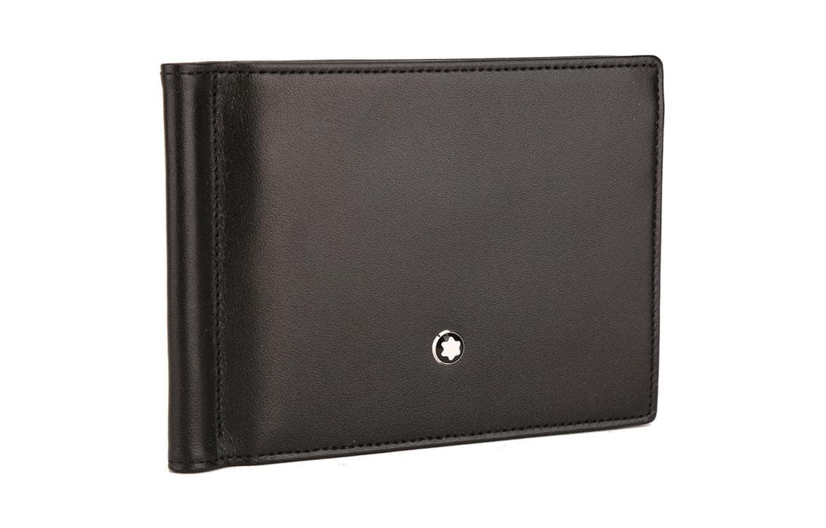 Кошелек MONTBLANC Meisterstuck Кошелек из коровьей кожи Мужской Черный - изображение 2