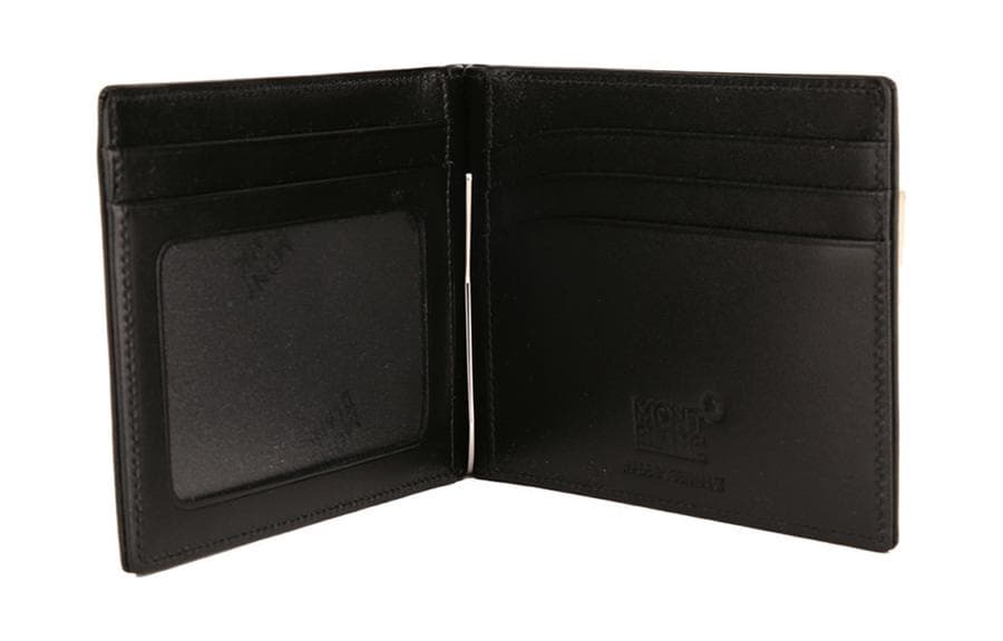 Кошелек MONTBLANC Meisterstuck Кошелек из коровьей кожи Мужской Черный - изображение 6