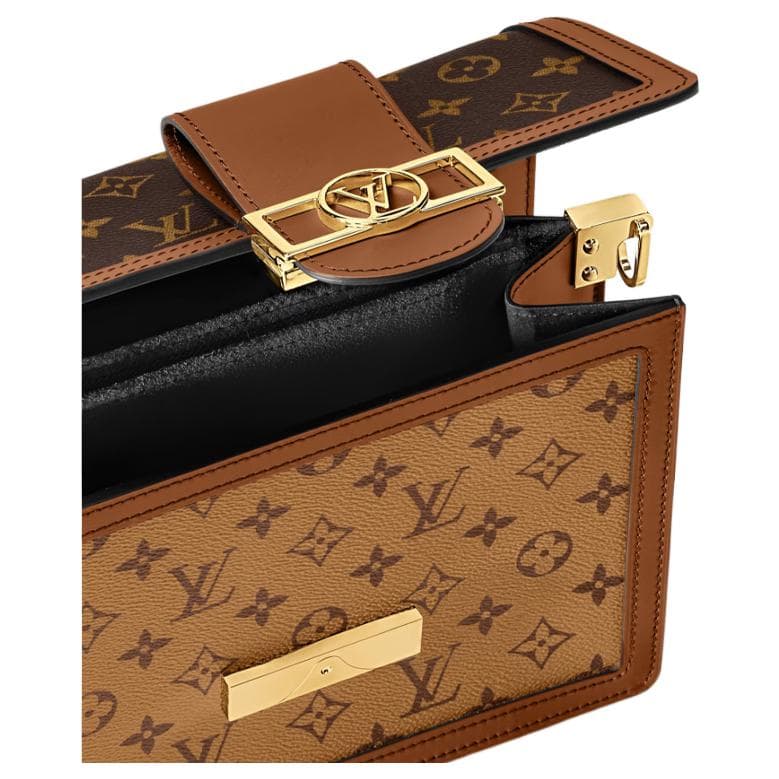 Мини-сумка Louis Vuitton Dauphine MM Brown - изображение 6