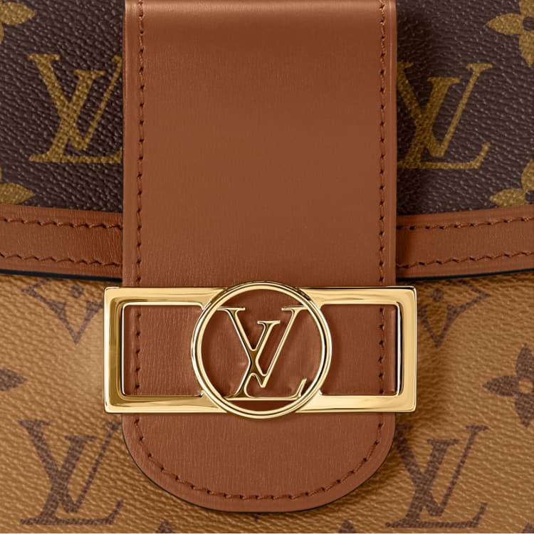 Мини-сумка Louis Vuitton Dauphine MM Brown - изображение 7