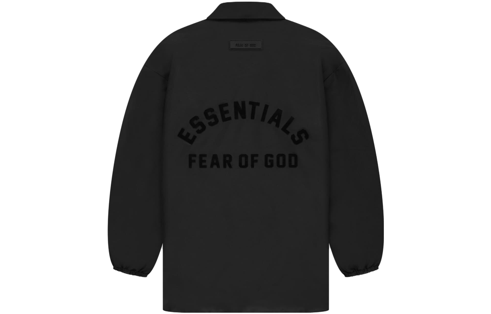 Fear of God ESSENTIALS Куртка Kids Coaches Куртка Глубокий черный Глубокий черный Детский - изображение 2