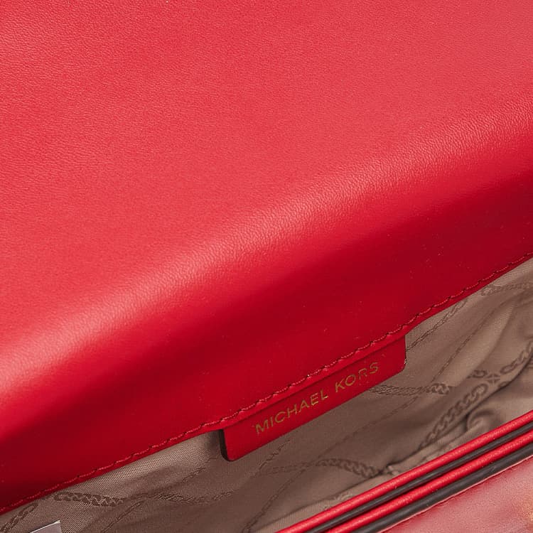 Сумка через плечо Michael Kors Hally Red - изображение 4