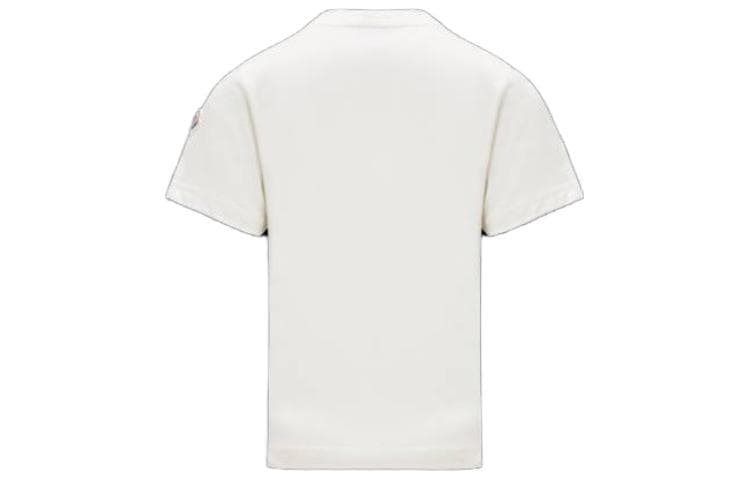 Футболка Moncler Белые Детские Рубашки T - изображение 2