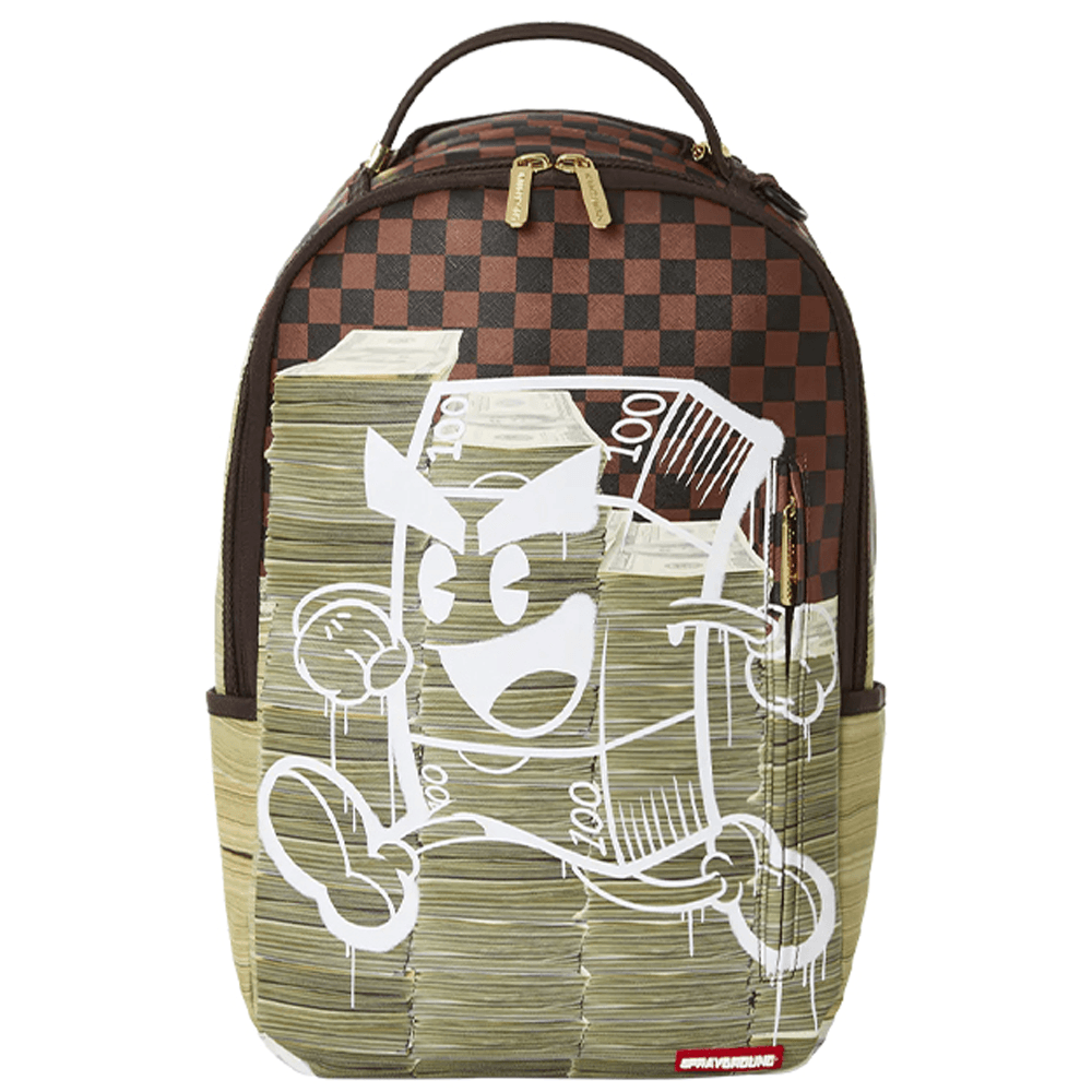 Рюкзак SPRAYGROUND ПВХ Дорожная Сумка Рюкзак Унисекс Коричневый - изображение 1