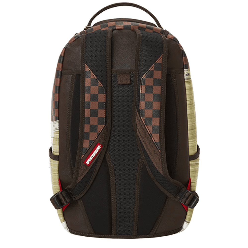 Рюкзак SPRAYGROUND ПВХ Дорожная Сумка Рюкзак Унисекс Коричневый - изображение 5