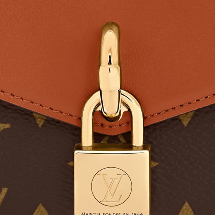 Мини-сумка Louis Vuitton Padlock On Strap Caramel - изображение 6