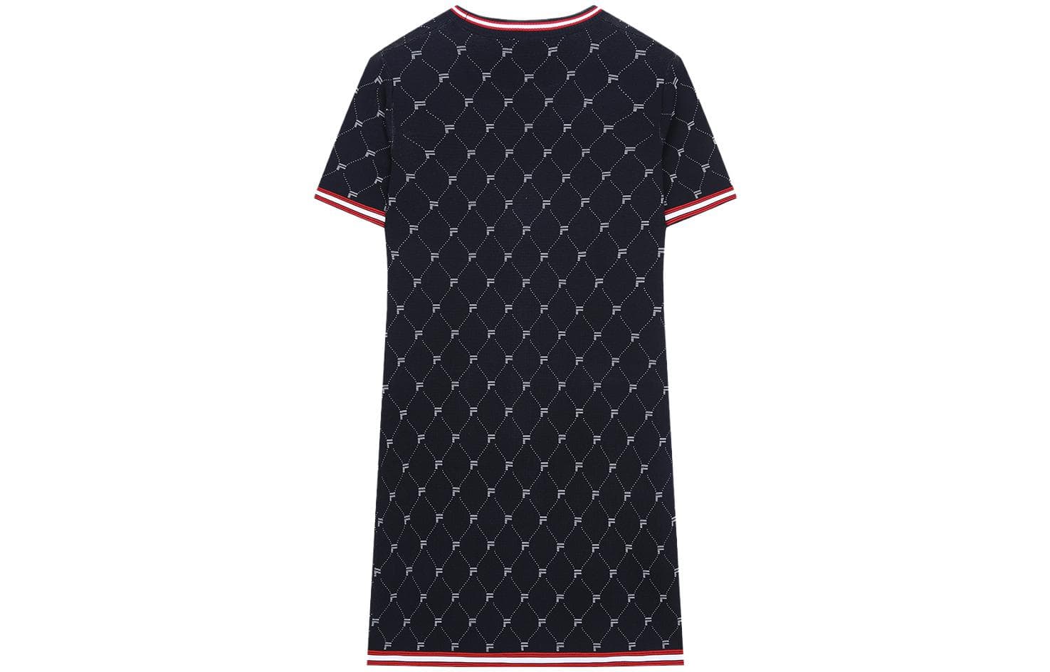 Платье FILA Короткий Sleeved Платье Женские Легендарный синий - изображение 2