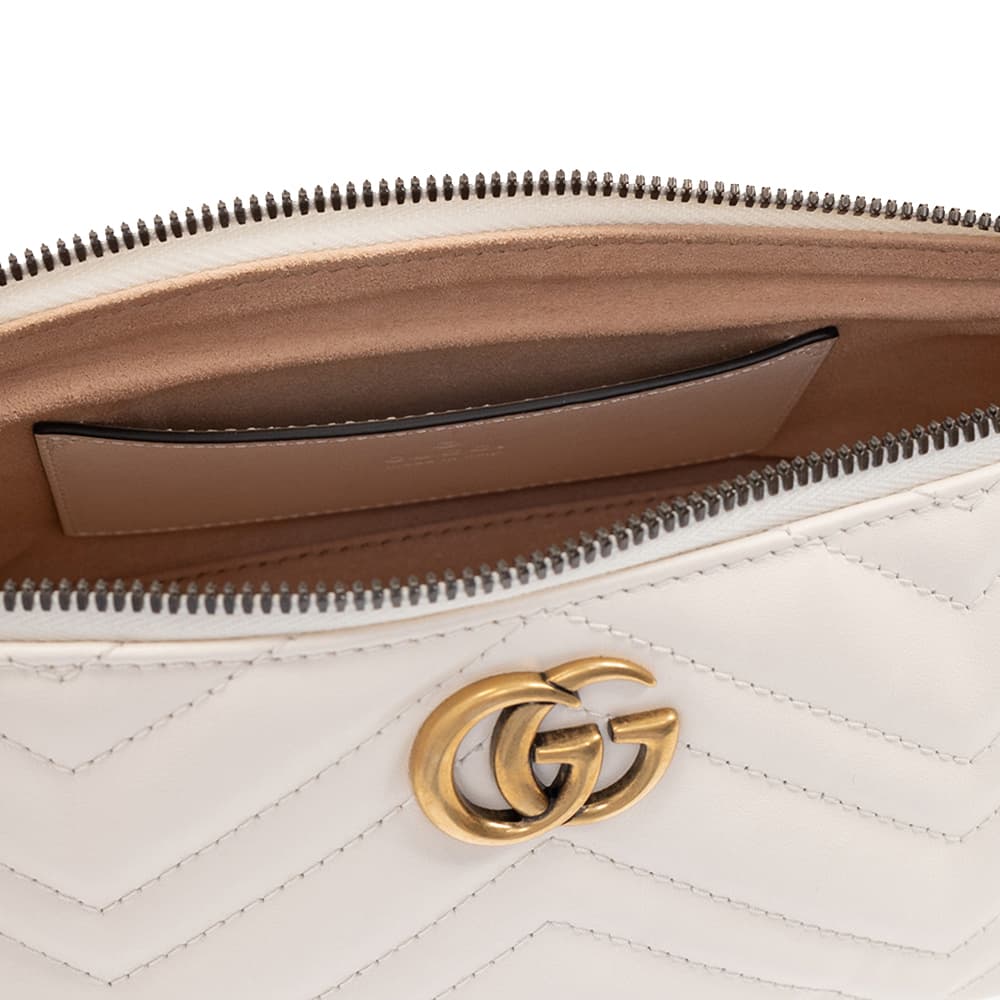 Мини-сумка Gucci GG Marmont White - изображение 8