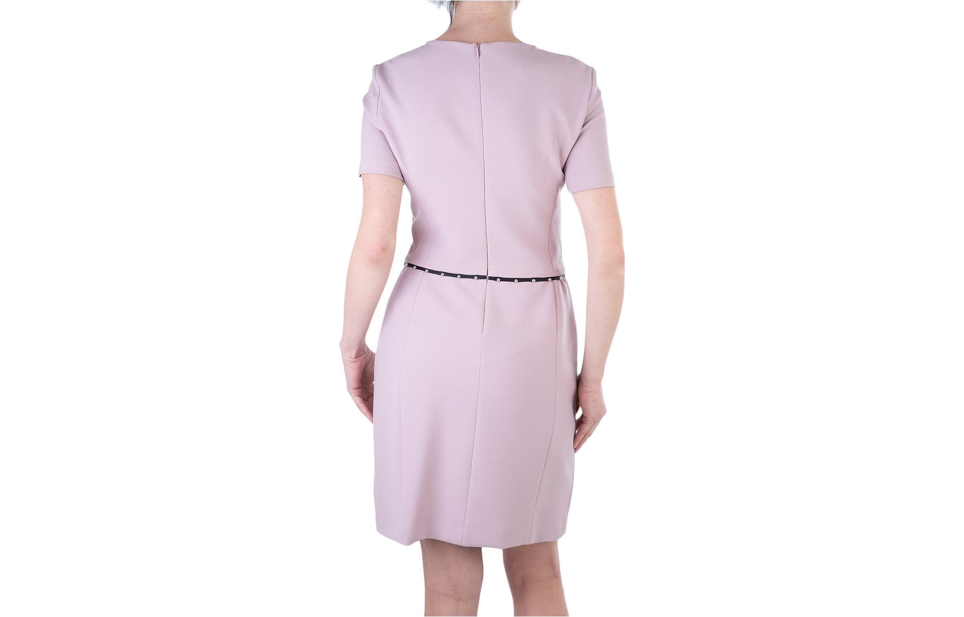 Платье EMPORIO ARMANI SS23 Короткое платье с короткими рукавами женское розовое - изображение 2