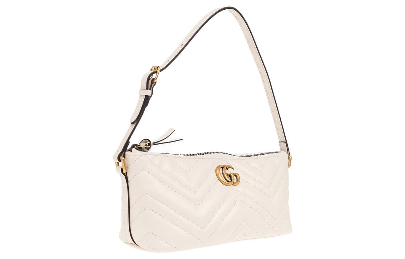 Мини-сумка Gucci GG Marmont White - изображение 3