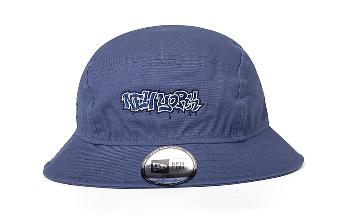 Панама New Era Cotton Bucket Hats Синий Унисекс - изображение 2