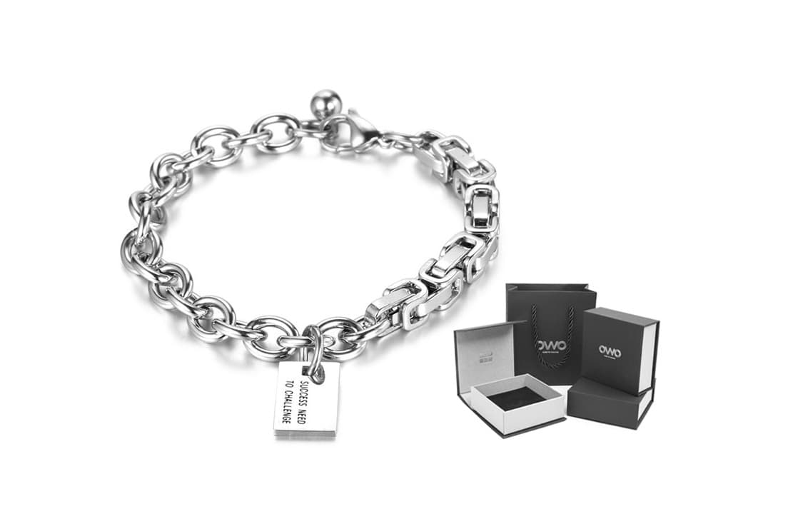 Браслет OWO Браслеты из титанового стального сплава Унисекс - изображение 1