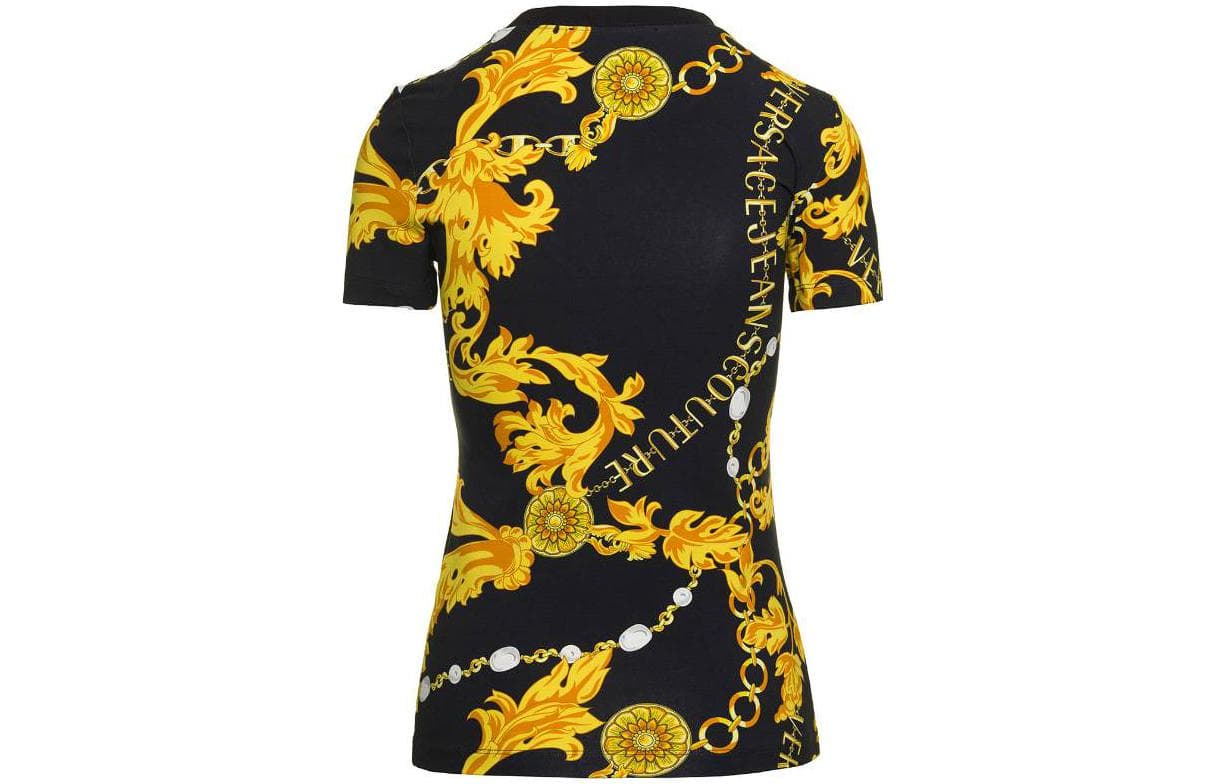 Футболка VERSACE JEANS COUTURE T-рубашка Женская Золото - изображение 2