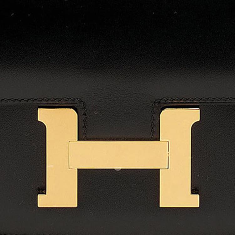 Сумка через плечо HERMES Constance 19 box 89Noir - изображение 5