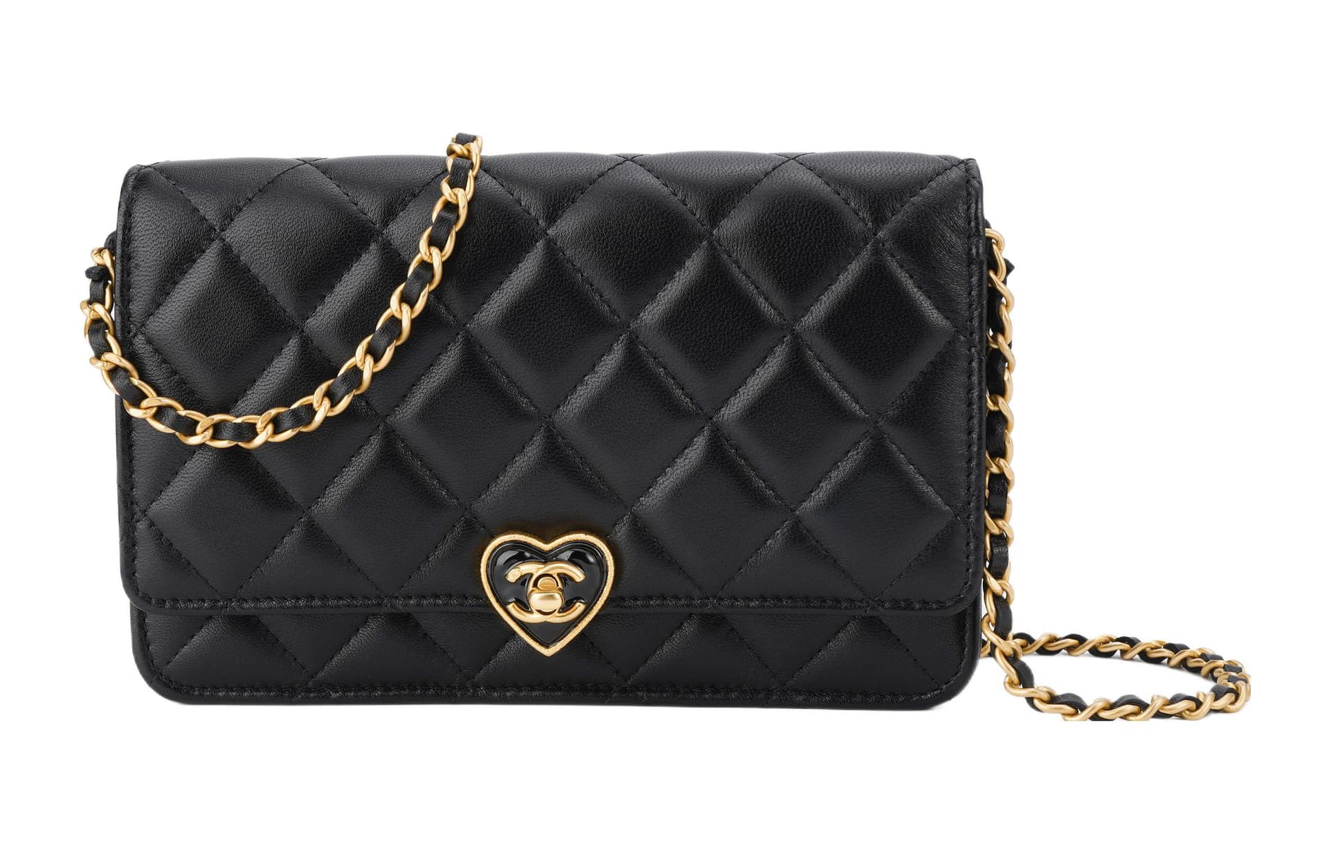 Сумка через плечо Chanel WOC Black Gold - изображение 2