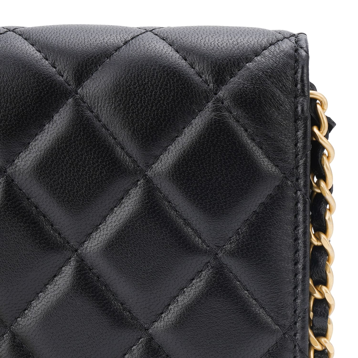 Сумка через плечо Chanel WOC Black Gold - изображение 7
