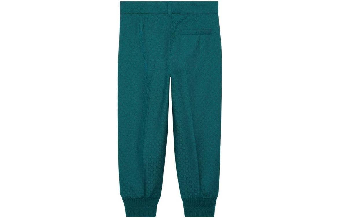 Gucci Спортивные трикотажные брюки Зелёный Детский - изображение 2