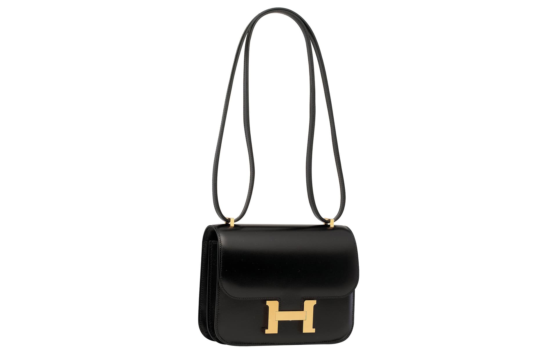 Сумка через плечо HERMES Constance 19 box 89Noir - изображение 2