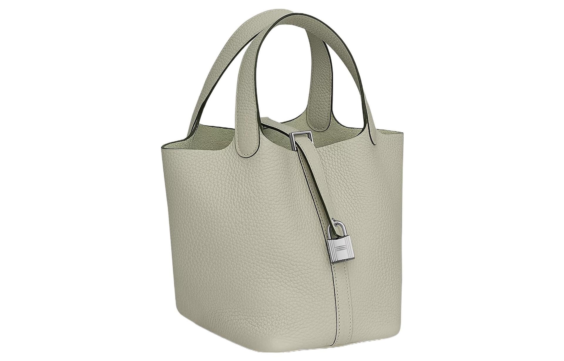 Сумка HERMES Picotin Lock 18 Clemence 18 Q1 Sauge 520 - изображение 2