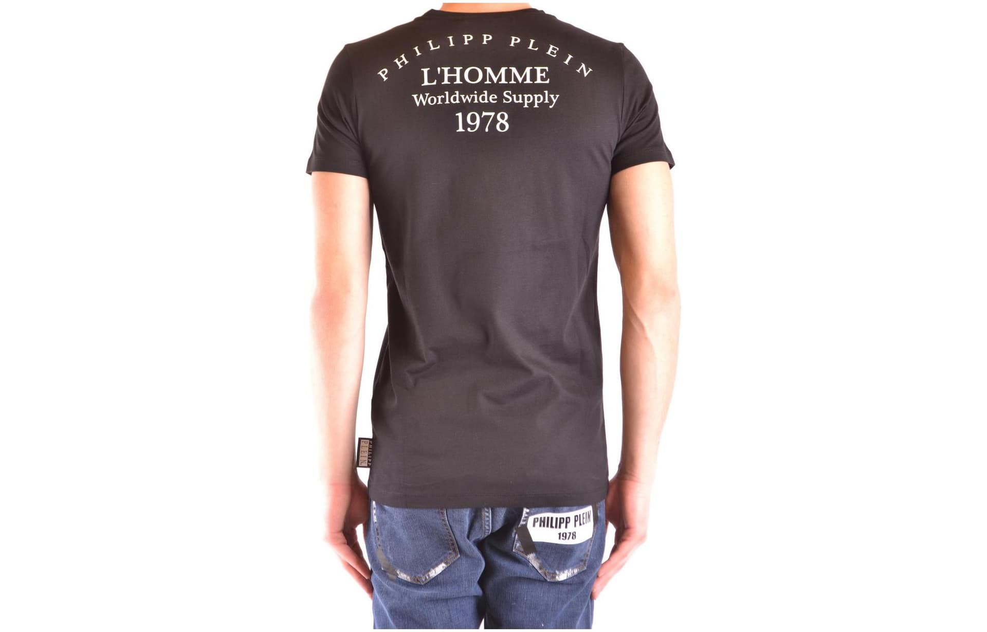 Футболка PHILIPP PLEIN Мужские черные рубашки T - изображение 2