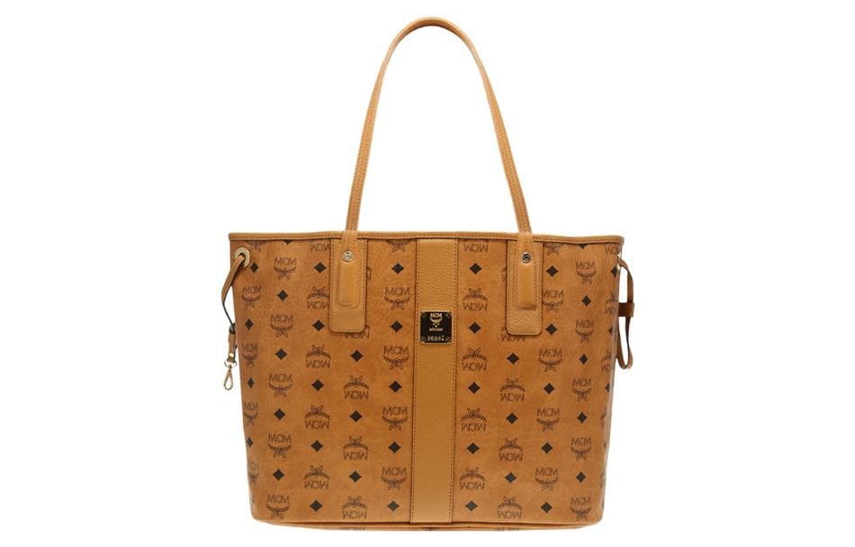 Мини-сумка MCM Liz Visetos Tote Bag Medium Cognac - изображение 2
