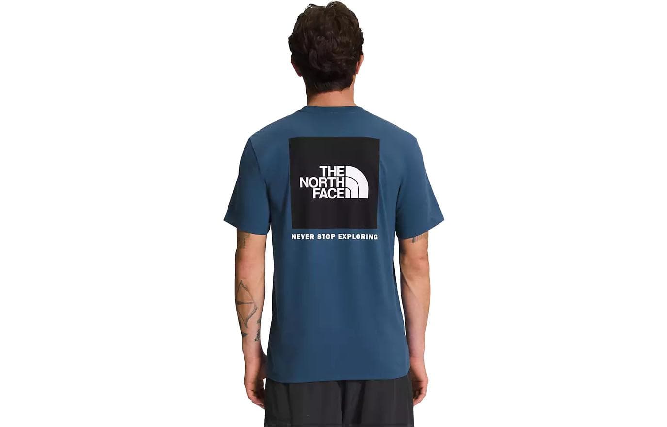 Футболка The North Face Logo T-Shirt Navy — фото 2