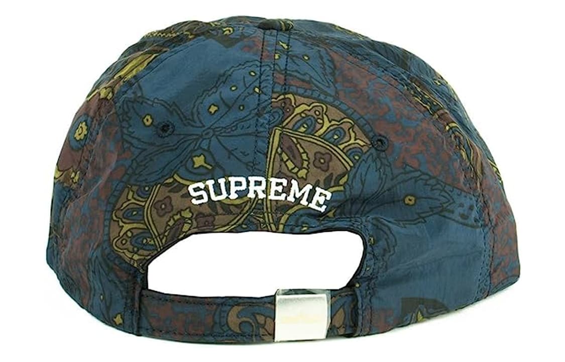 Кепка Supreme X STONE ISLAND Кепки Унисекс Синий Бордовый - изображение 4