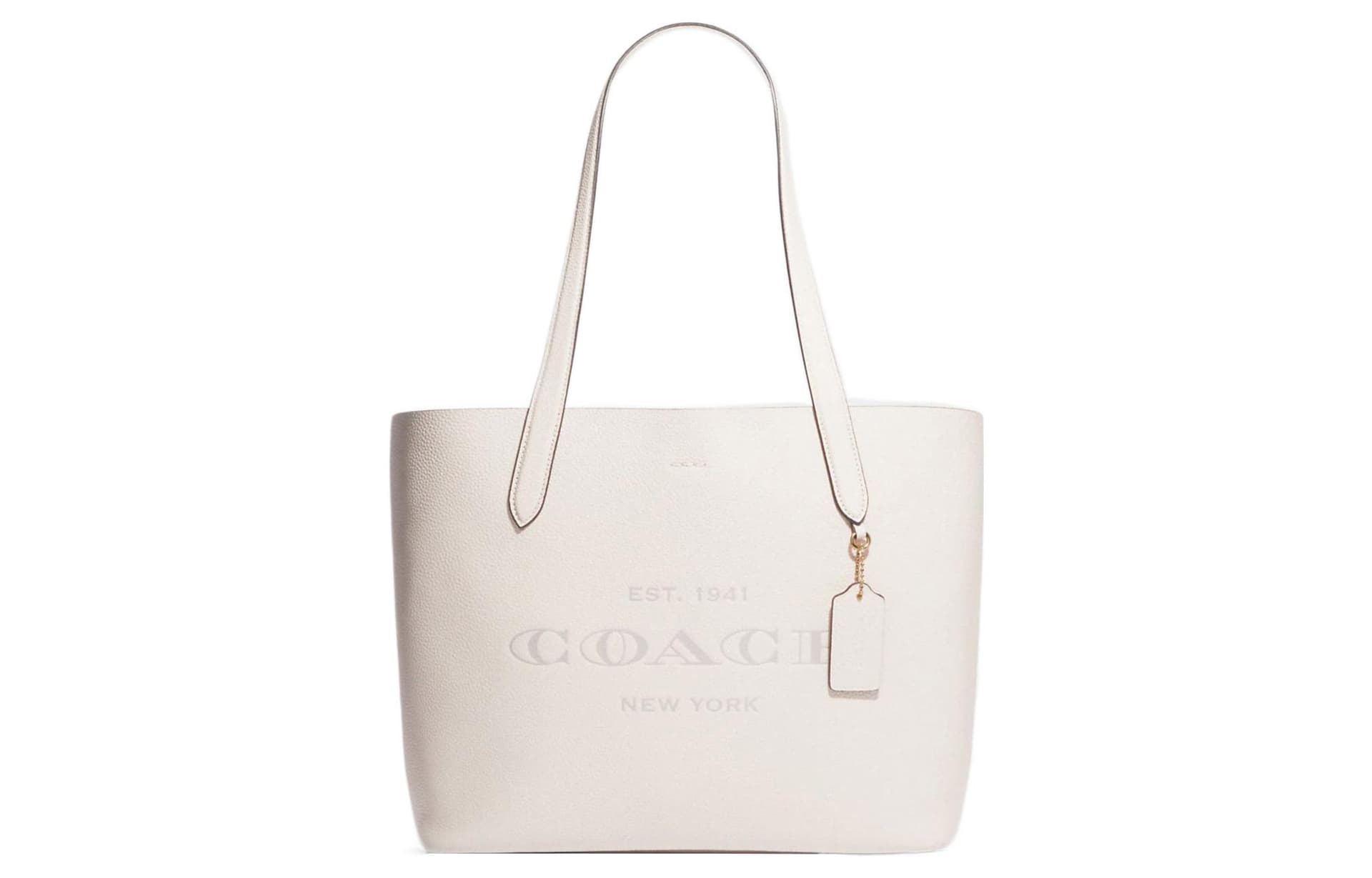 Мини-сумка COACH Tote 34 White - изображение 1