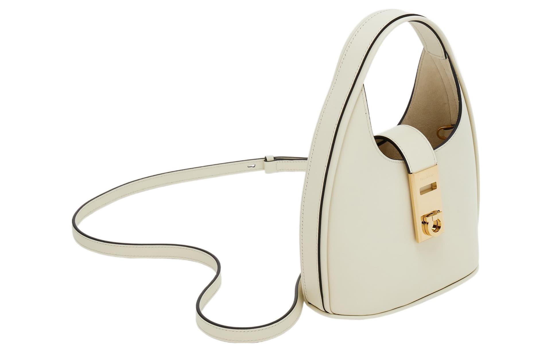 Сумка Ferragamo Gancini Mini Bag White - изображение 2