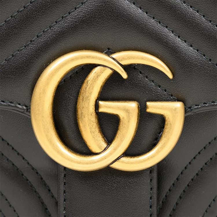 Сумка через плечо Gucci Marmont Mini Crossbody Bag - изображение 5