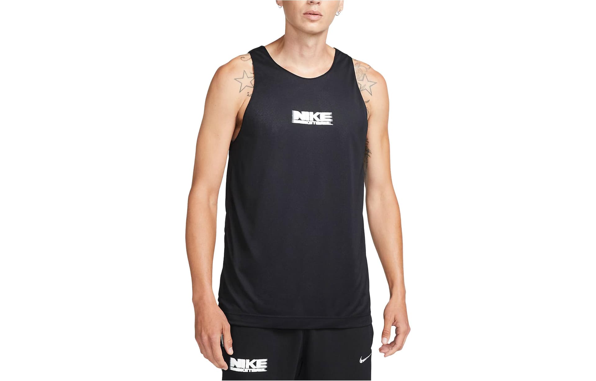 Баскетбольная майка Nike Dri-FIT Standard Issue Black - изображение 5