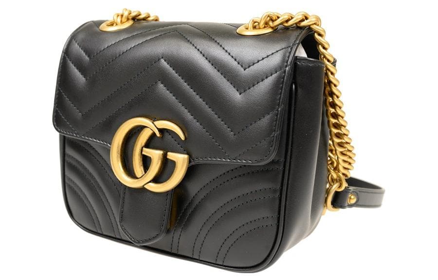 Сумка через плечо Gucci Marmont Mini Crossbody Bag - изображение 2