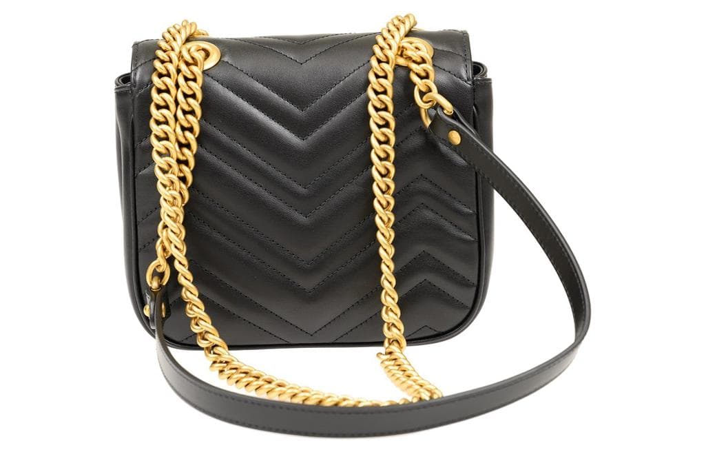 Сумка через плечо Gucci Marmont Mini Crossbody Bag - изображение 3