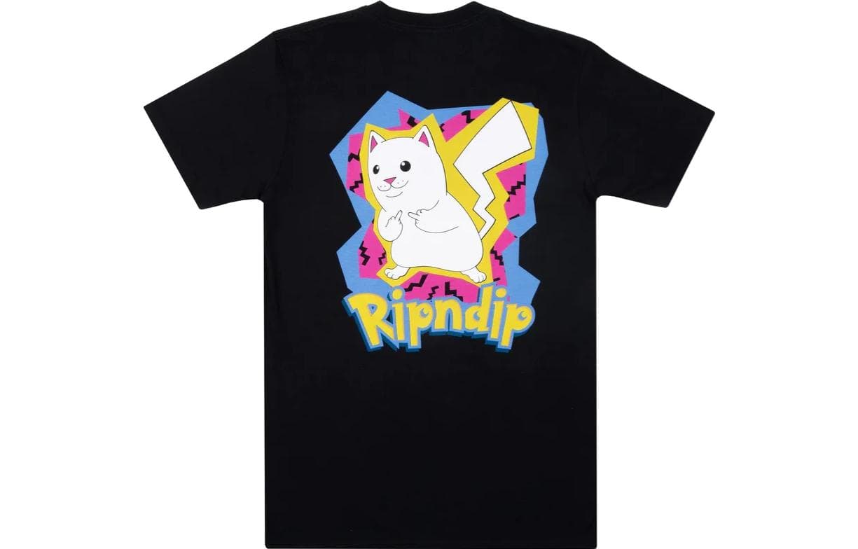 Футболка RIPNDIP Черные Мужские T-Рубашки - изображение 2