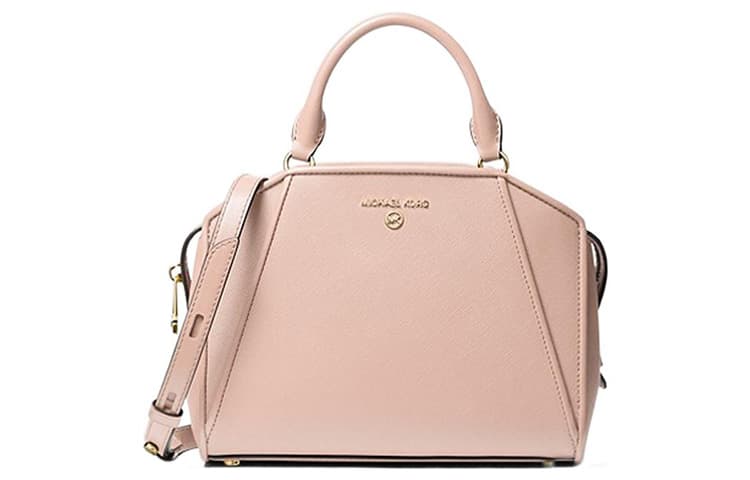 Сумка MICHAEL KORS MK Cleo Кожа Сумка-купол Сумка через плечо Сумка Маленькая Женская Розовая - изображение 1
