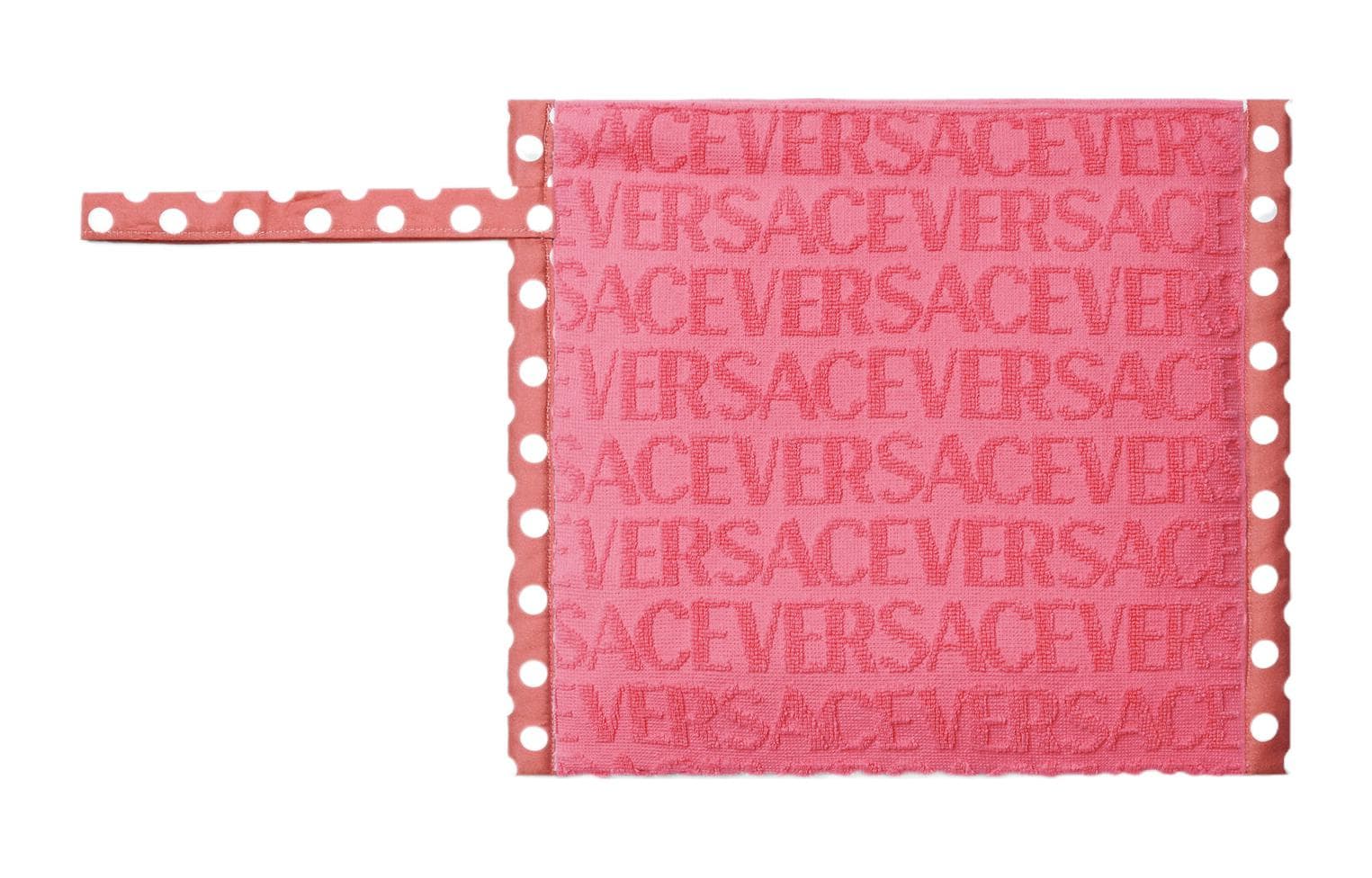 Сумка VERSACE Allover Хлопковый Клатч Женский Розовый - изображение 1