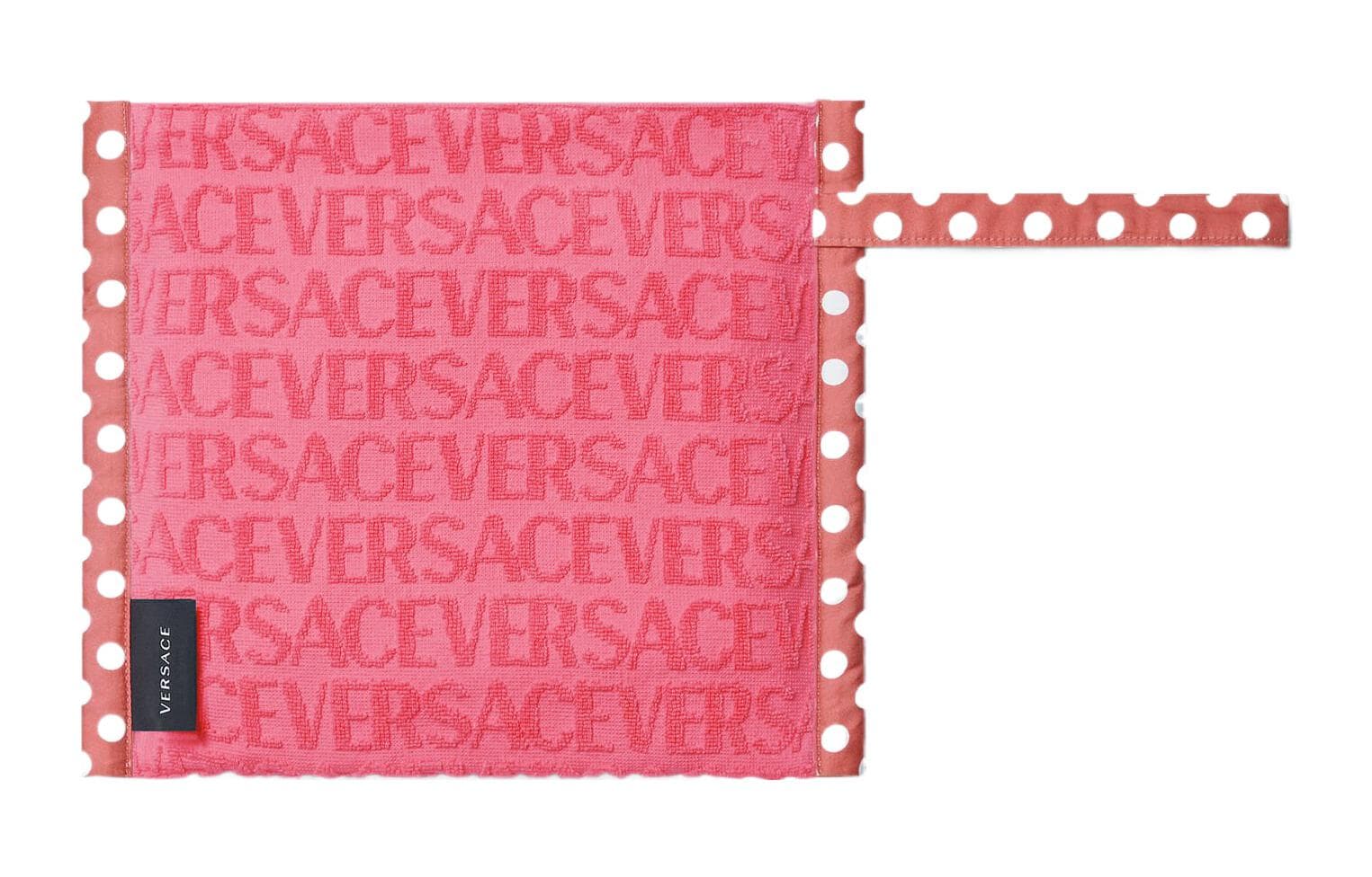 Сумка VERSACE Allover Хлопковый Клатч Женский Розовый - изображение 2