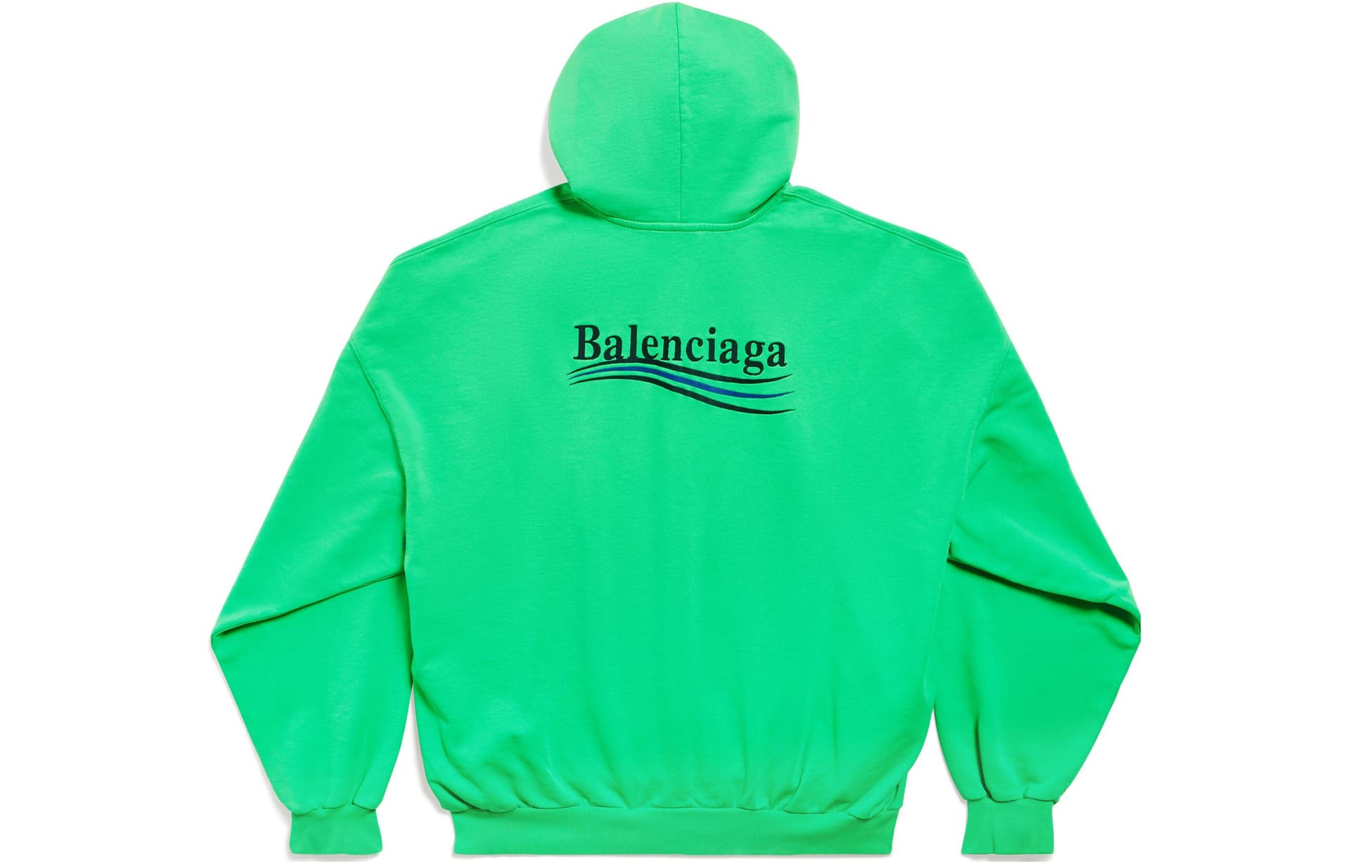 Худи Balenciaga FW23 Толстовка Свободного кроя Унисекс Зеленый - изображение 2